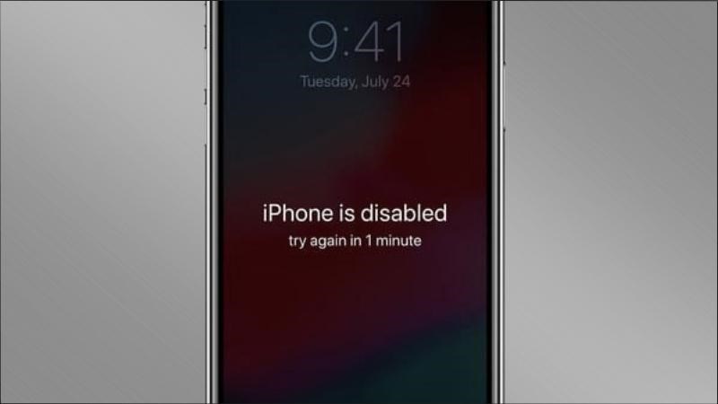 Nhập sai mật khẩu nhiều lần khiến iPhone bị vô hiệu hoá Nhập sai mật khẩu nhiều lần khiến iPhone bị vô hiệu hoá