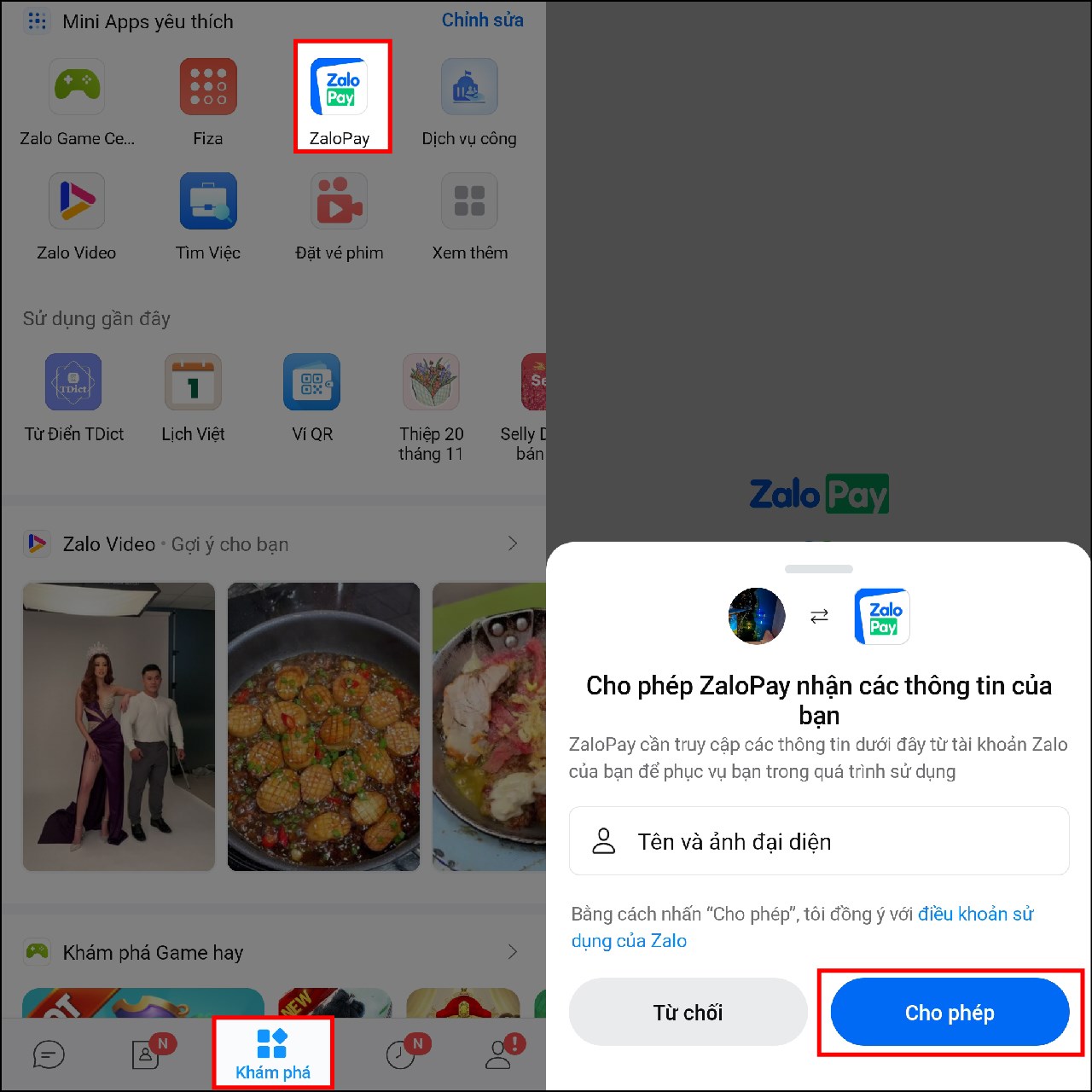Cách tặng data cho người khác trên Zalo Cách tặng data cho người khác trên Zalo