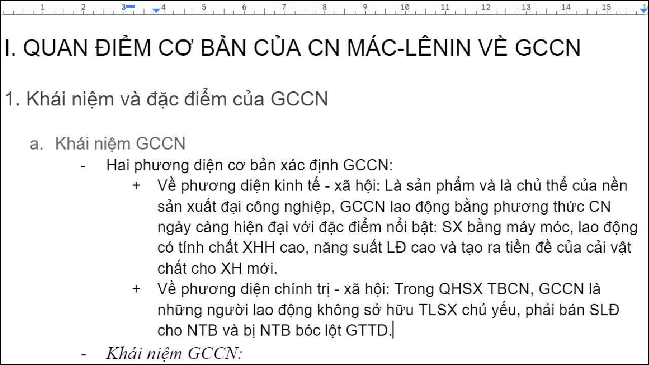 Cách xóa định dạng trong Google Docs