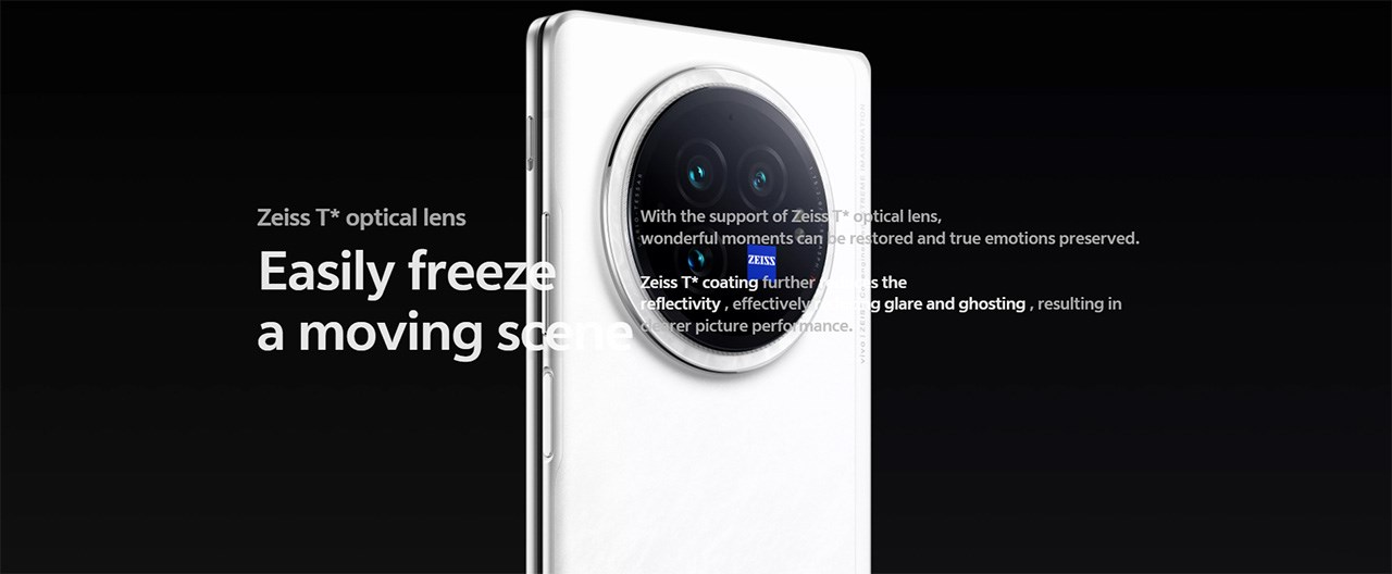 Hệ thống camera trên Vivo X Fold3 được tinh chỉnh bởi Zeiss Hệ thống camera trên Vivo X Fold3 được tinh chỉnh bởi Zeiss