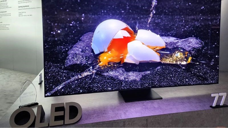 Mẫu TV mới 77 inch đầy hứa hẹn Mẫu TV mới 77 inch đầy hứa hẹn