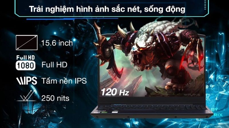 Màn hình 15.6 inch độ phân giải Full HD