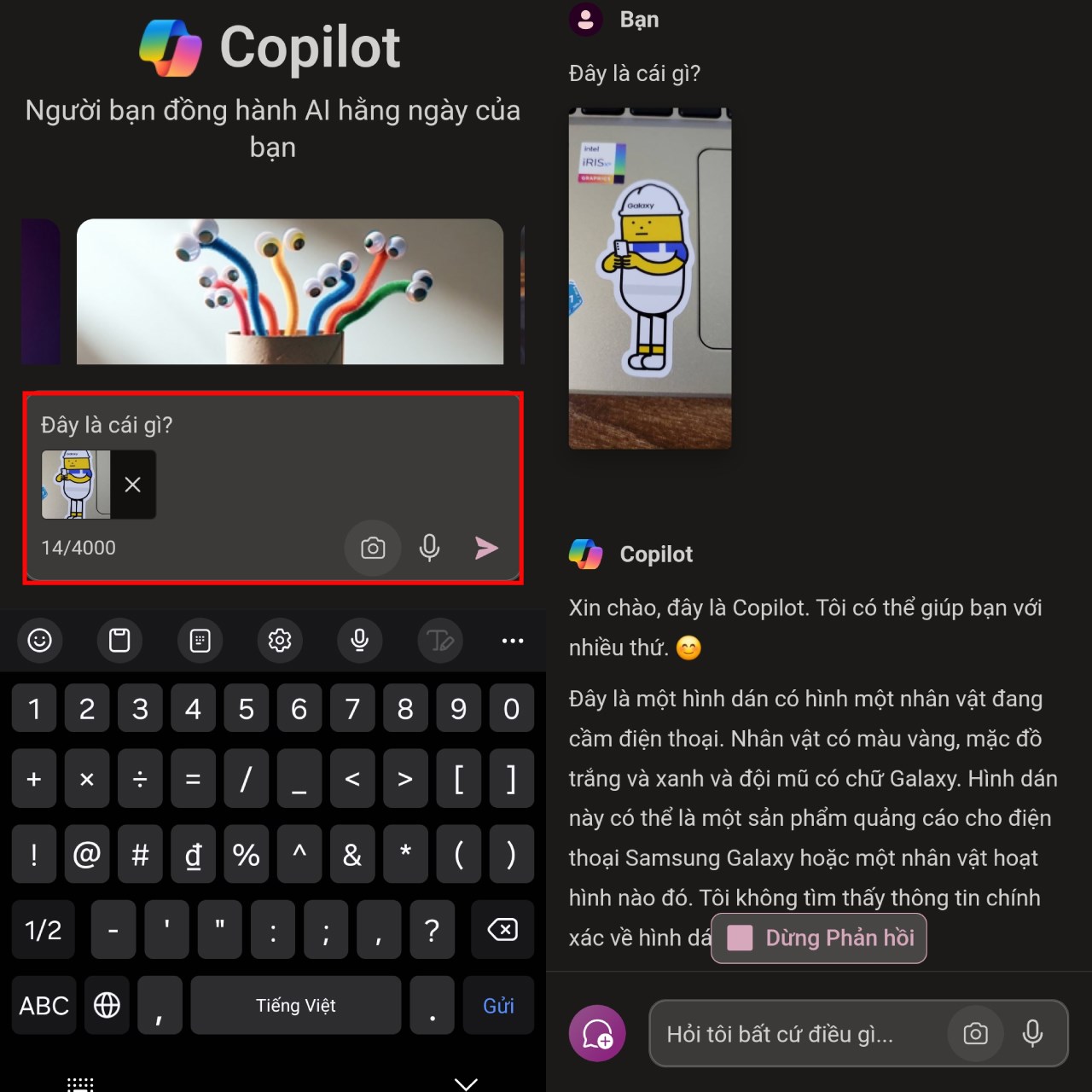 Cách sử dụng Microsoft Copilot trên điện thoại