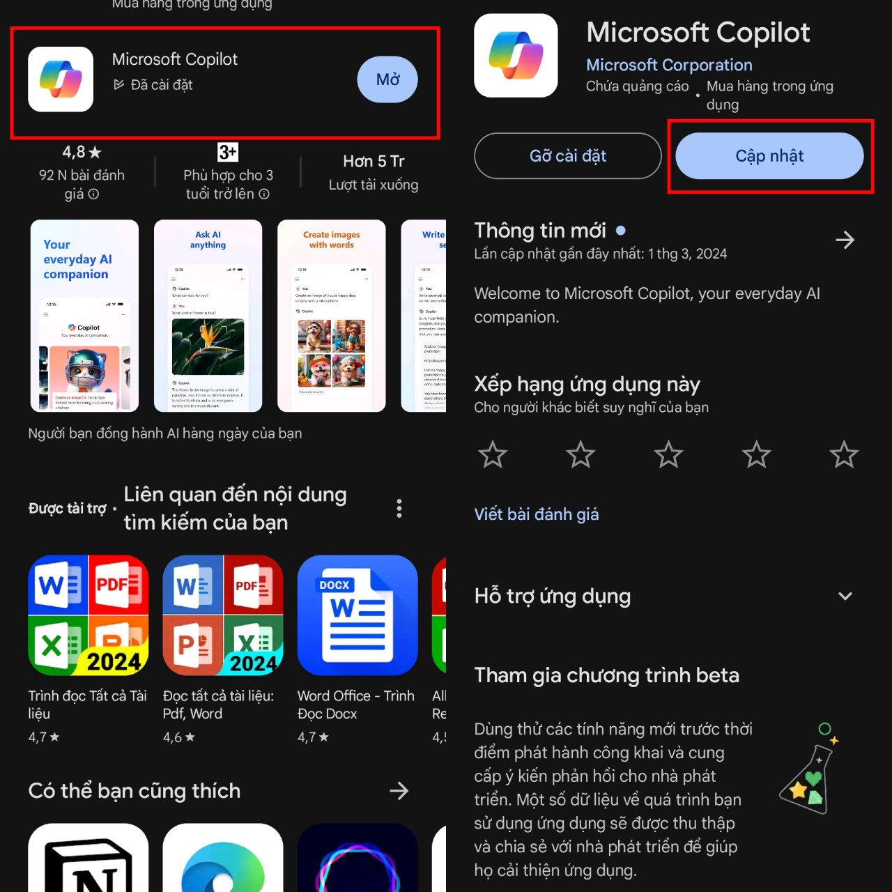 Cách sử dụng Microsoft Copilot trên điện thoại