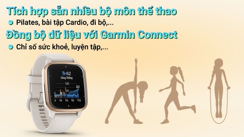 Garmin Venu SQ 2 và SQ 2 Music - bổ sung các chế độ thể thao