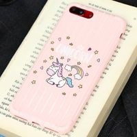Ốp lưng iPhone 7 Plus/ 8 Plus Nhựa dẻo UV printing Luggage TPU MEEKER CN82509