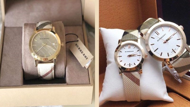 Giá của đồng hồ Burberry dao động theo từng phân khúc