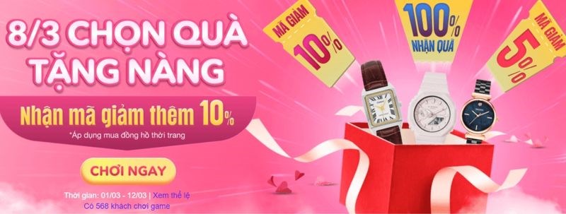 8/3 chọn quà tặng nàng