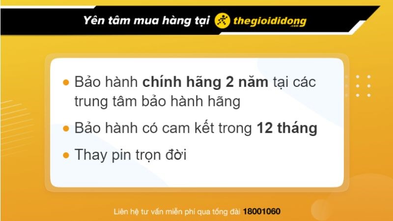 Chính sách bảo hành đồng hồ tại TGDĐ Chính sách bảo hành đồng hồ tại TGDĐ