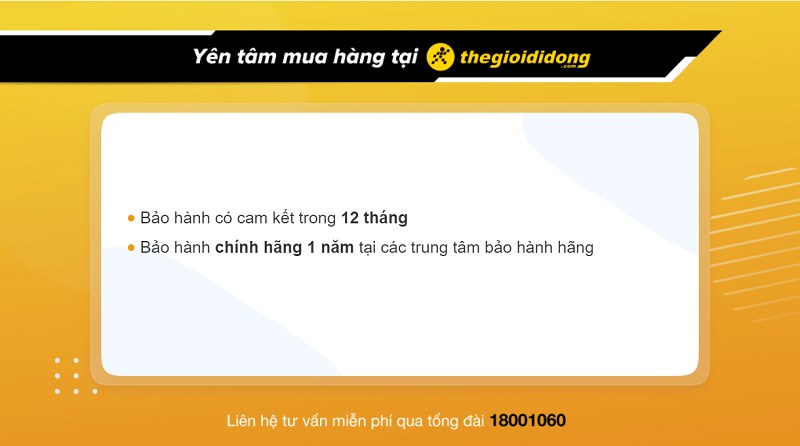 Chính sách bảo hành đồng hồ tại TGDĐ