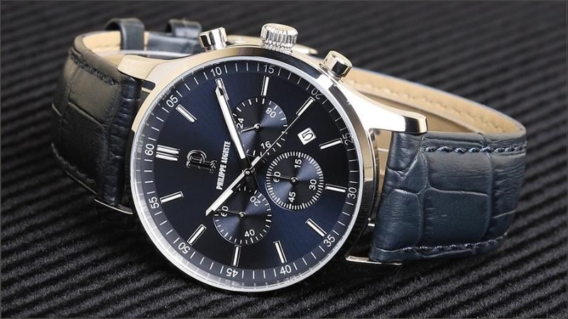 Đồng hồ Philippe Auguste sử dụng các chất liệu đạt tiêu chuẩn để chế tác