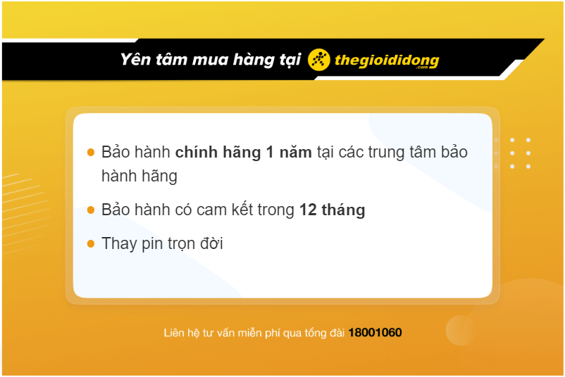 Yên tâm mua hàng tại thegioididong.com