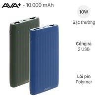 Pin sạc dự phòng Polymer 10000mAh AVA+ DS006