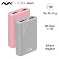 Pin sạc dự phòng Polymer 10.000 mAh AVA+ PJ JP192
