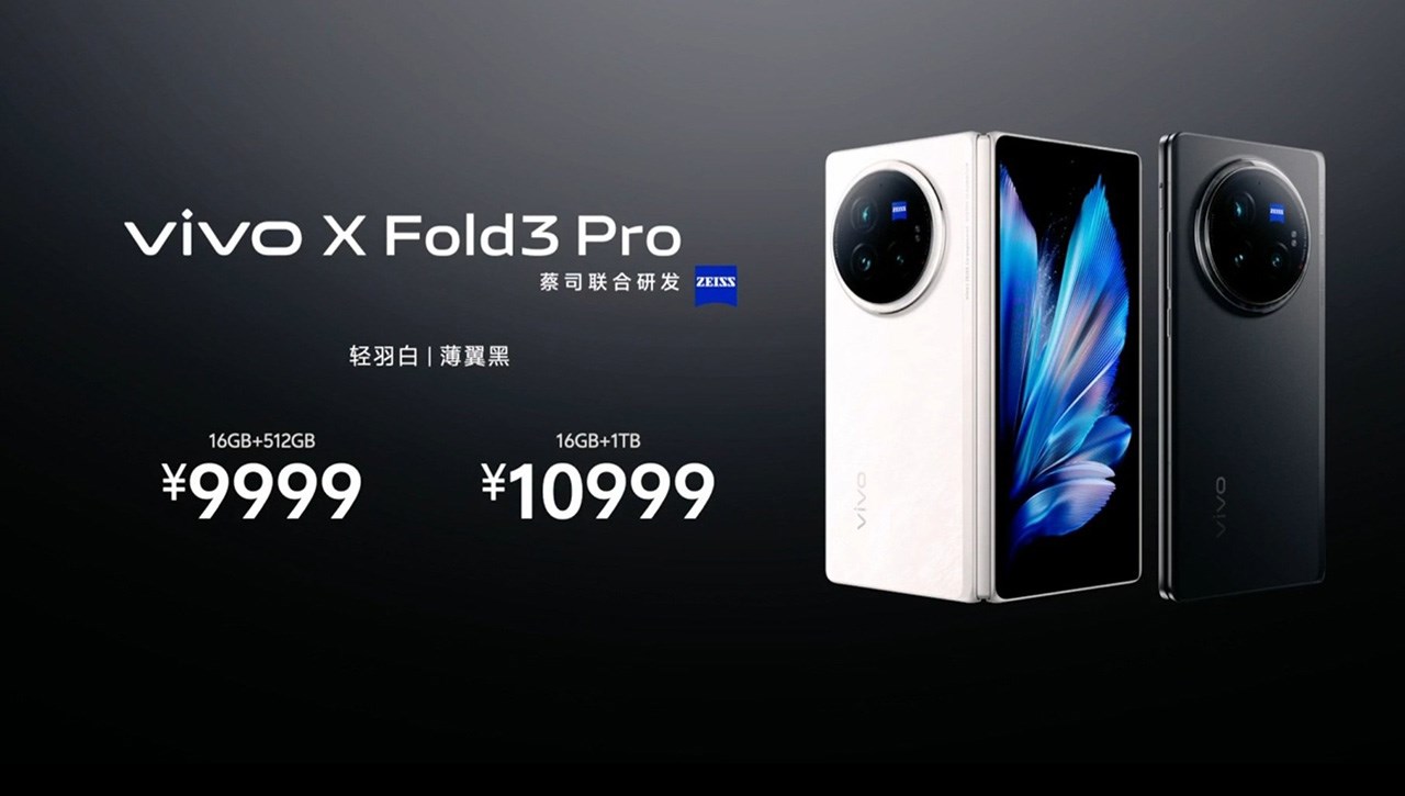 Mức giá chính thức của Vivo X Fold3 Pro Mức giá chính thức của Vivo X Fold3 Pro