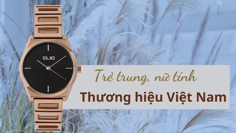 Một mẫu đồng hồ trẻ trung, nữ tính đến từ thương hiệu Việt Nam