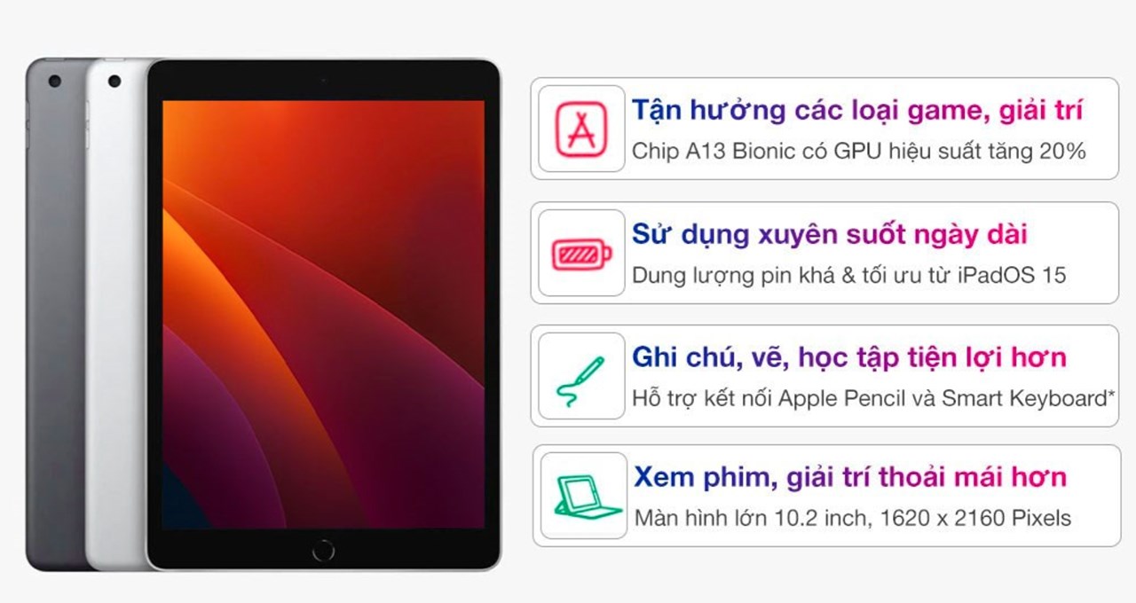 iPad nào giá tốt nhỉ? Xem ngay 4 mẫu dưới đây khuyến mãi linh đình