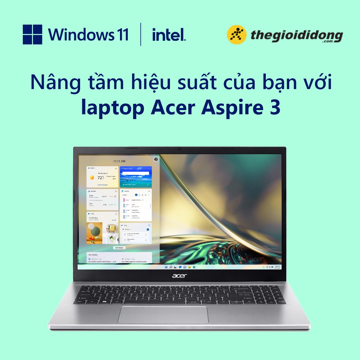 Nâng tầm hiệu suất của bạn với laptop Acer Aspire 3 Nâng tầm hiệu suất của bạn với laptop Acer Aspire 3