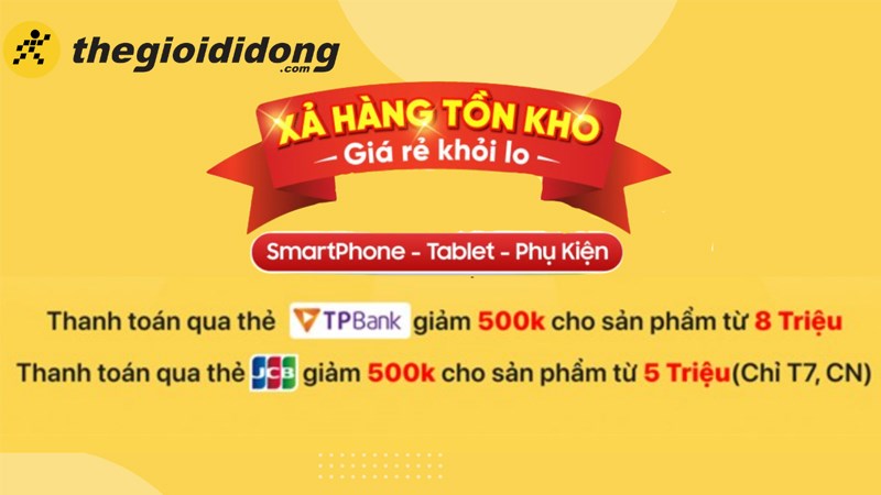 Ưu đãi thanh toán tai TGDĐ Ưu đãi thanh toán tại TGDĐ