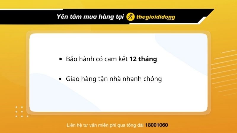Chính sách bảo hành tại Thế Giới Di Động