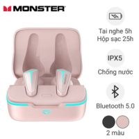 Tai nghe Bluetooth TWS Monster Mission V1 MH72002 Hồng