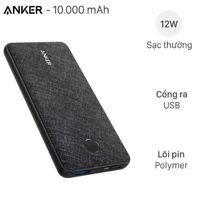 Pin sạc dự phòng Polymer 10.000 mAh Type C Anker PowerCore Slim A1229