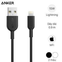 Cáp Lightning MFI 0.9m Anker Powerline II A8432