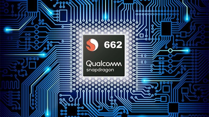 Con chip Snapdragon 662 hỗ trợ tối đa giúp hiệu năng máy ổn định