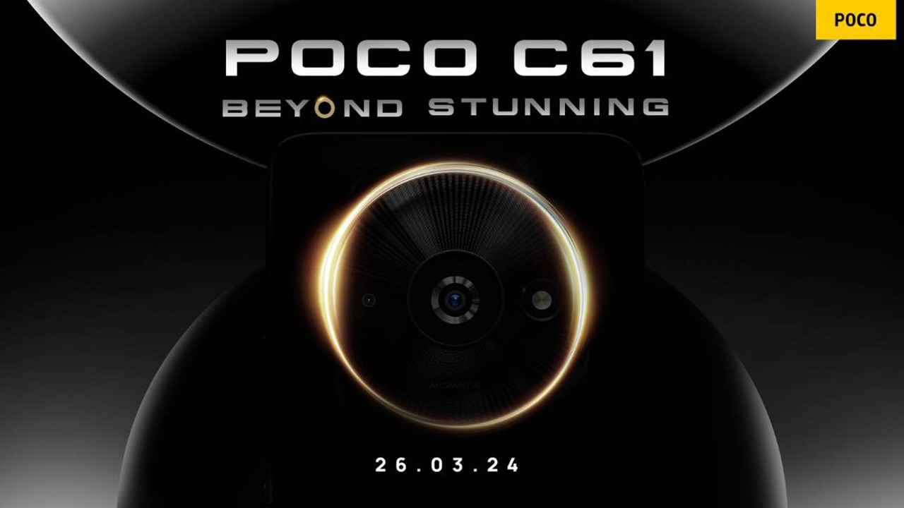 Poster chính thức về ngày ra mắt của POCO C61 Poster chính thức về ngày ra mắt của POCO C61