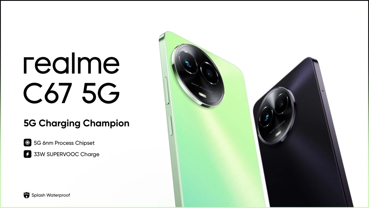 realme C67 5G có hai phiên bản màu sắc realme C67 5G có hai phiên bản màu sắc