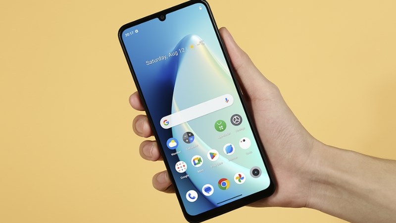 z realmi C51 được trang bị màn hình IPS LCD có kích thước 6.74 inch