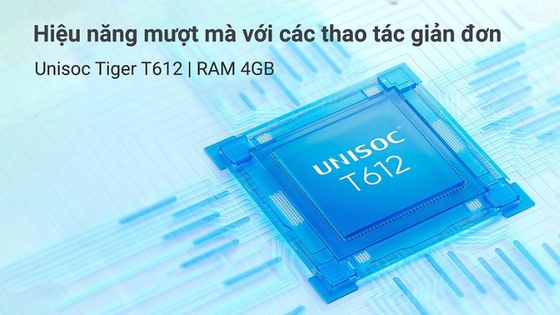 a realme C51 được trang bị con chipset Unisoc Tiger T612