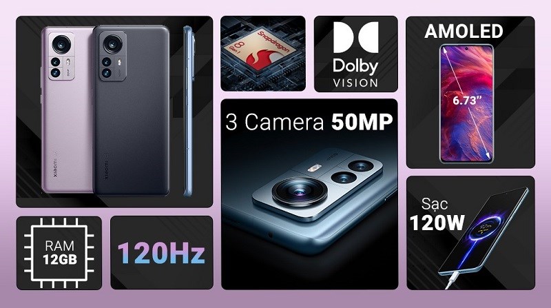 Xiaomi 12 Pro có thiết kế đẹp mắt cùng hiệu năng mạnh mẽ Xiaomi 12 Pro có thiết kế đẹp mắt cùng hiệu năng mạnh mẽ