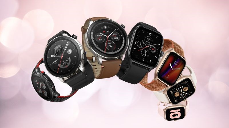 Thiết kế bắt mắt trên đồng hồ Amazfit 