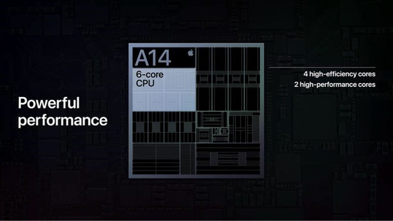 Chip Apple A14 mang đến hiệu năng mạnh mẽ cho người dùng