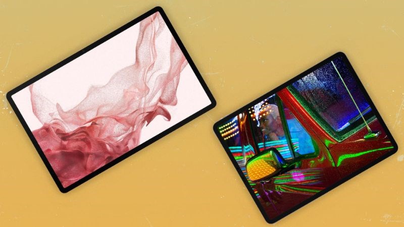 Thời lượng pin với đánh giá khả quan nghiêng về Galaxy Tab S8 Ultra
