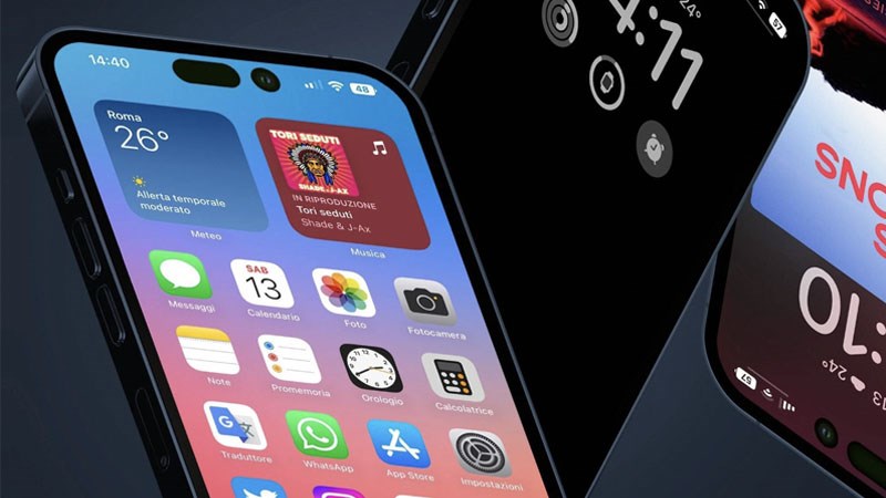 iPhone 14 Pro có màn hình OLED kích thước 6.1 inch