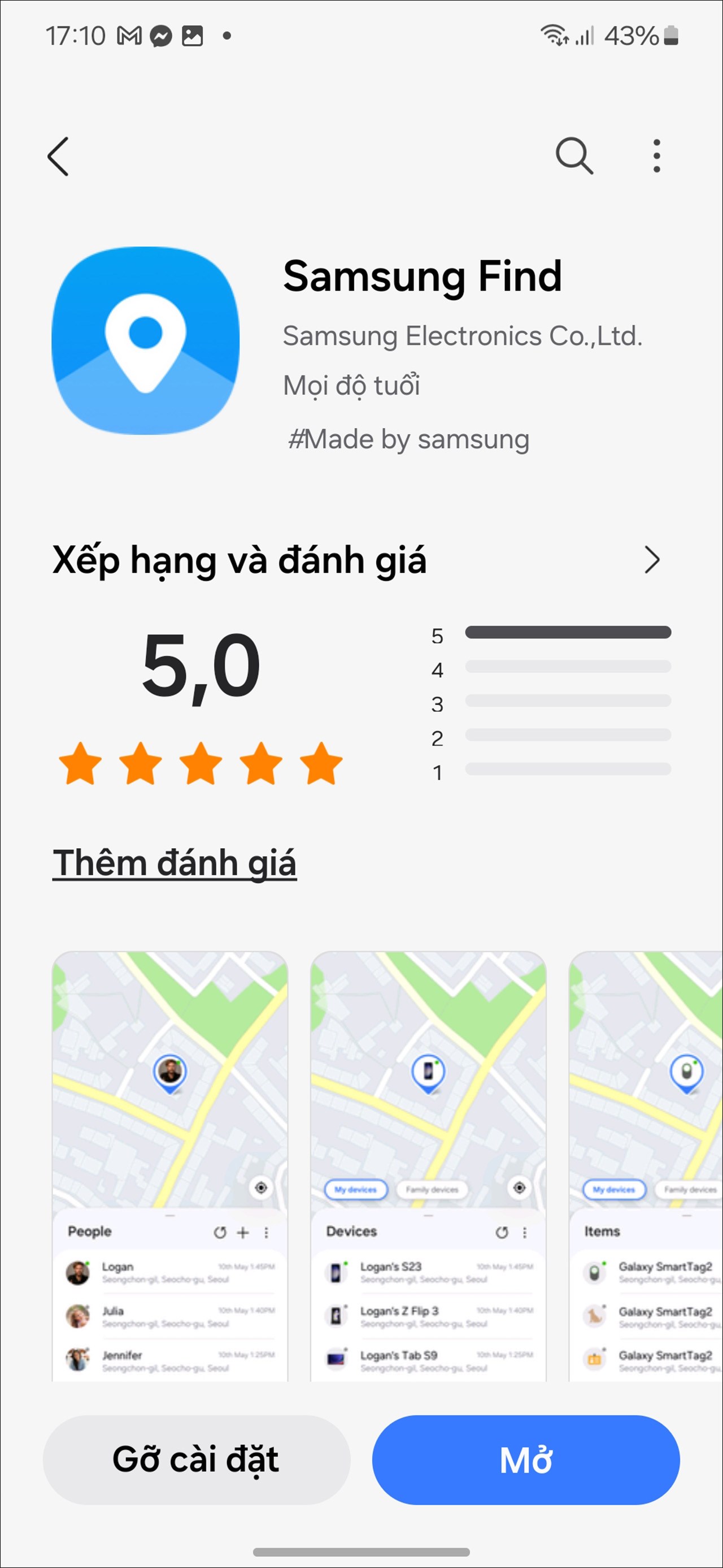 Samsung Find hiện đã có thể được tải xuống từ Galaxy Store Samsung Find hiện đã có thể được tải xuống từ Galaxy Store