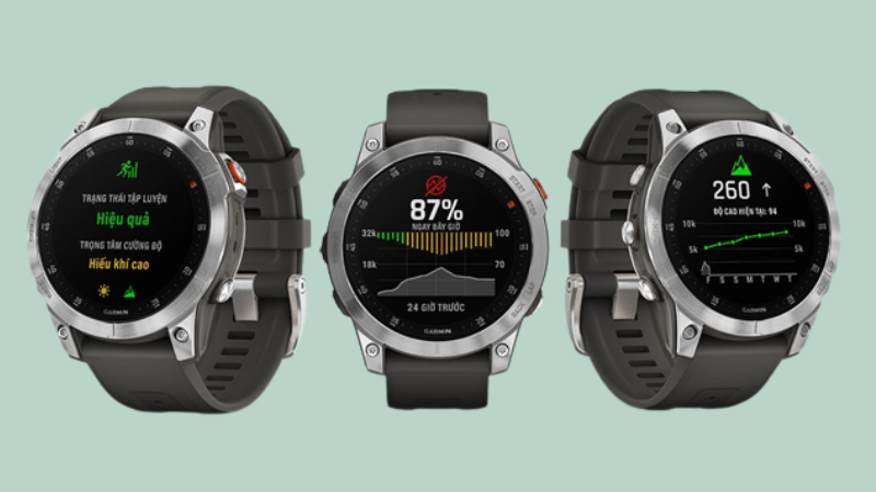 Vẻ ngoài sang trọng của smartwatch Garmin Epix Gen 2