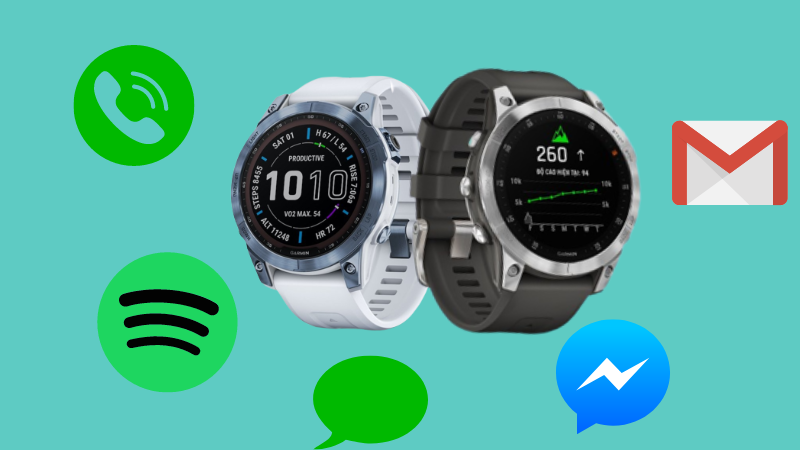 Các tính năng thông minh của Garmin Epix 2 và Fenix 7