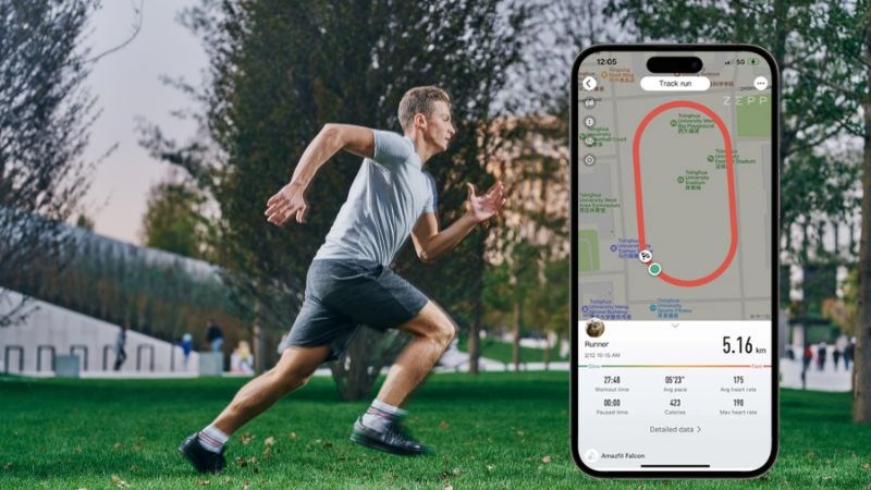 Chế độ Track Run (Theo dõi đường chạy) với thuật toán thông minh điều chỉnh quỹ đạo với khoảng cách của bạn Chế độ Track Run (Theo dõi đường chạy) với thuật toán thông minh điều chỉnh quỹ đạo với khoảng cách của bạn