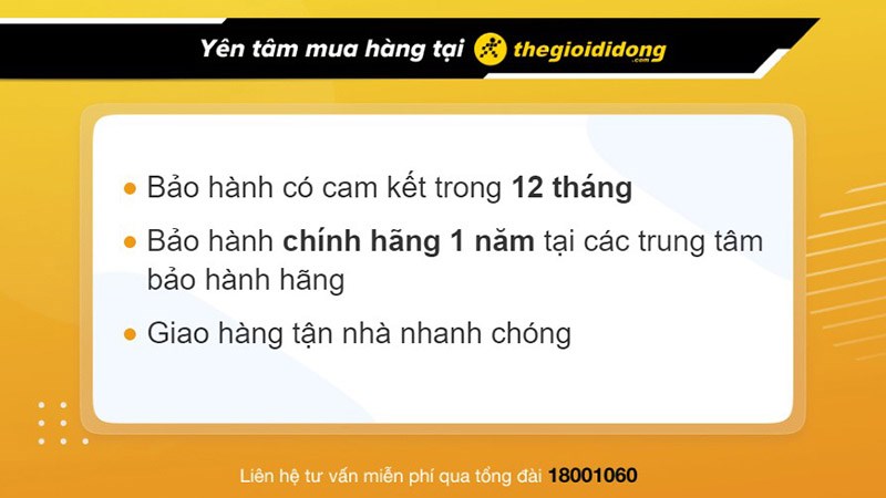 Chính sách bảo hành tại Thế Giới Di Động Chính sách bảo hành tại Thế Giới Di Động