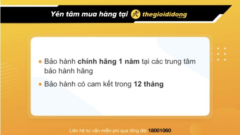 Chính sách bảo hành Chính sách bảo hành