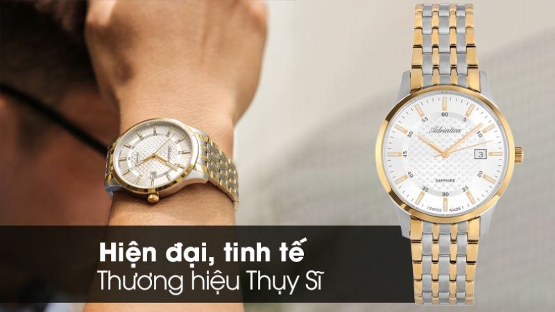 Khả năng chống nước của đồng hồ là 5 ATM Khả năng chống nước của đồng hồ là 5 ATM