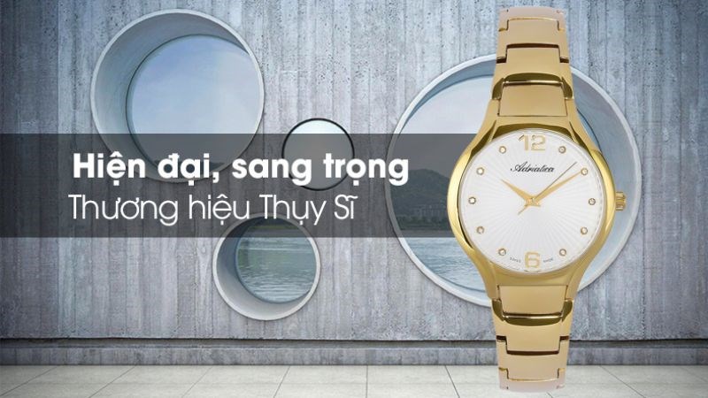 Đồng hồ có kiểu dáng mặt tròn nữ tính Đồng hồ có kiểu dáng mặt tròn nữ tính