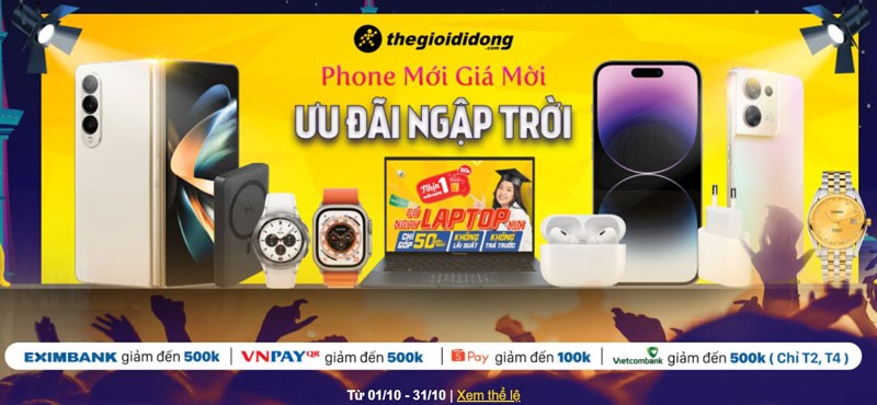 Phone mới giá mới - Ưu đãi ngập trời