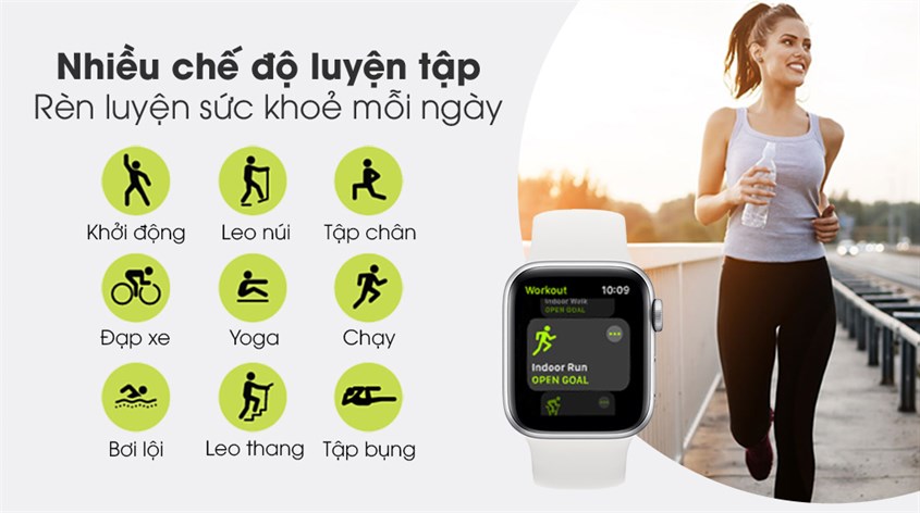 Tích hợp nhiều chế độ luyện tập thể thao