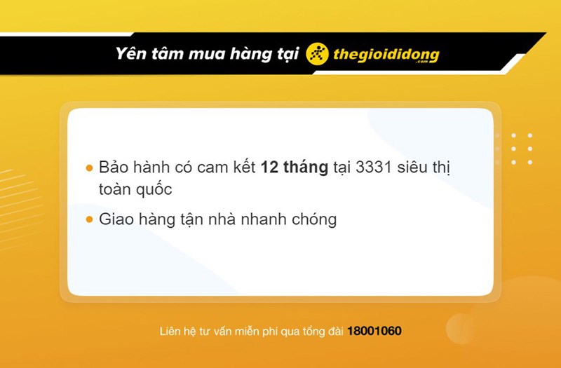 Chính sách bảo hành tại Thế Giới Di Động Chính sách bảo hành phụ kiện tại Thế Giới Di Động