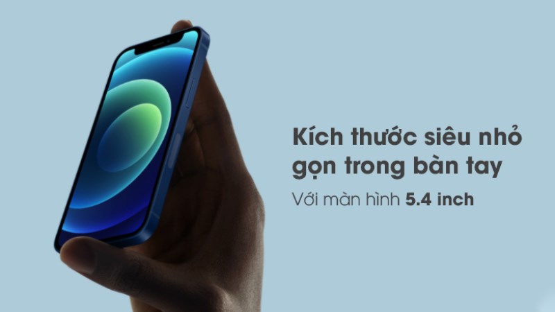 Kính thước cực kỳ nhỏ gọn dễ cầm nắm