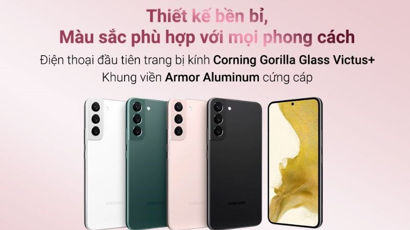 Khung viền bền bỉ được cấu thành từ Armor Aluminum cứng cáp